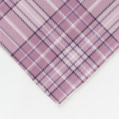Polaire Couverture en toison violette Plaid Dachshund (Coin)