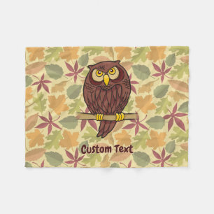 Polaire Couverture en toon de hibou