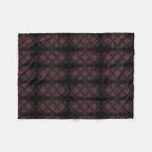 Polaire Couverture en treillis diamant foncé (Devant (Horizontal))