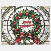 Polaire Couverture en verre de Noël (Devant (Horizontal))