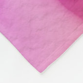 Polaire Couverture Espace Positif Rose Violet Aquarelle (Coin)