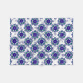 Polaire Couverture éternelle violette bleue d'ouatine (Devant (Horizontal))