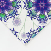 Polaire Couverture éternelle violette bleue d'ouatine (Coin)
