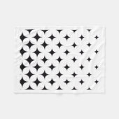 Polaire Couverture étoile noire et blanche ADOM Moderne (Devant (Horizontal))