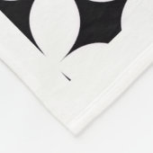 Polaire Couverture étoile noire et blanche ADOM Moderne (Coin)