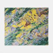 Polaire Couverture Expressionniste Abstraite (Devant (Horizontal))
