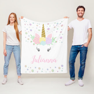 Polaire Couverture faciale Unicorne personnalisée
