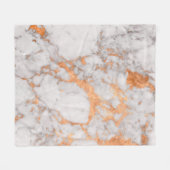Polaire Couverture faite sur commande blanche d'ouatine de (Devant (Horizontal))