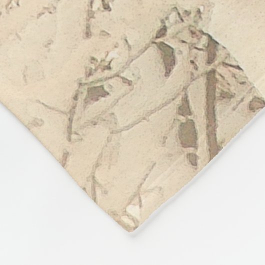 Polaire Couverture faite sur commande de mère de tigre et (Coin)