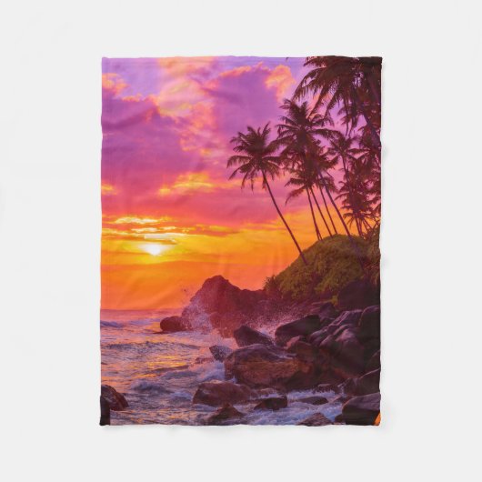 Polaire Couverture faite sur commande d'ouatine (Devant)