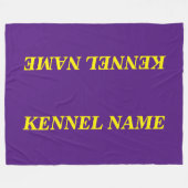 POLAIRE COUVERTURE FAITE SUR COMMANDE D'OUATINE DE (Devant (Horizontal))