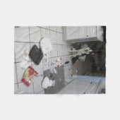 Polaire Couverture faite sur commande d'ouatine de chien (Devant (Horizontal))