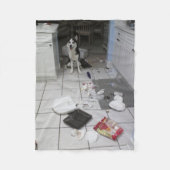 Polaire Couverture faite sur commande d'ouatine de chien (Devant)