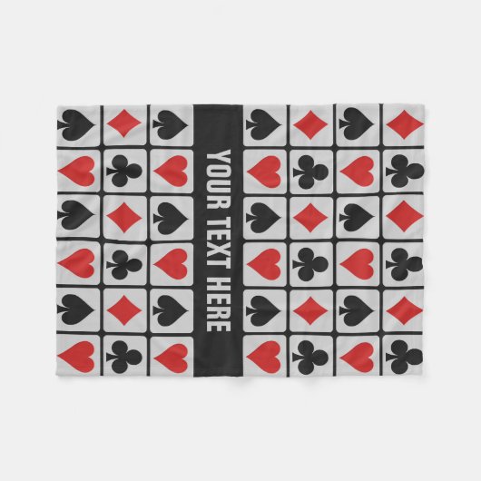 Polaire Couverture faite sur commande d'ouatine de joueur (Devant (Horizontal))