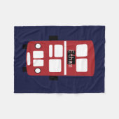 Polaire Couverture faite sur commande d'ouatine de marine (Devant (Horizontal))