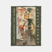 Polaire Couverture faite sur commande d'ouatine de Venise (Devant)