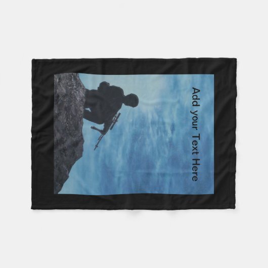 Polaire Couverture faite sur commande d'ouatine pour des (Devant (Horizontal))