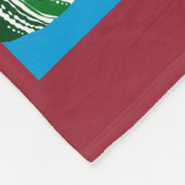 Polaire Couverture faite sur commande rouge d'ouatine (Coin)