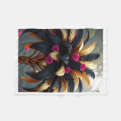 Polaire Couverture Feather et Rose Tree (Devant (Horizontal))