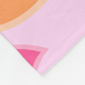Polaire couverture feuille arc-en-ciel (Coin)