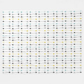 Polaire Couverture - Flèches tribales (Devant (Horizontal))