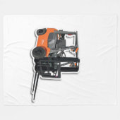 Polaire Couverture flechique avec conception de chariot él (Devant (Horizontal))