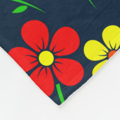 Polaire Couverture Fleece Fleur (Coin)