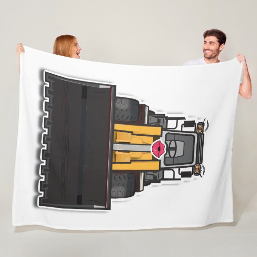Polaire Couverture fleectique avec graphique "Lady Loader" (En situation)