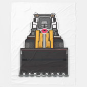 Polaire Couverture fleectique avec graphique "Lady Loader" (Devant)