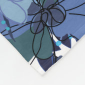 Polaire Couverture Fleurie Colorée (Coin)