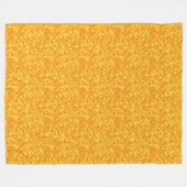 Polaire Couverture fleurie orange (Devant (Horizontal))