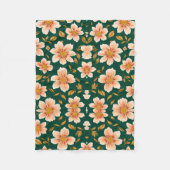 Polaire Couverture fleurs de montagne (Devant)