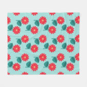 Polaire Couverture florale brillante (Devant (Horizontal))