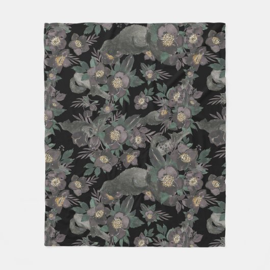Polaire Couverture florale confortable (Devant)