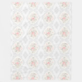 Polaire Couverture florale en toison (Devant)