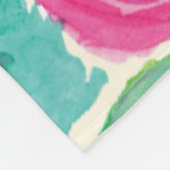 Polaire Couverture florale fraîche d'ouatine (Coin)
