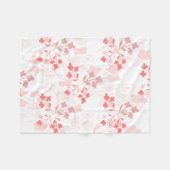 Polaire Couverture florale rose (Devant (Horizontal))