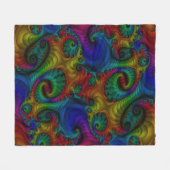 Polaire Couverture fractale 2 (Devant (Horizontal))