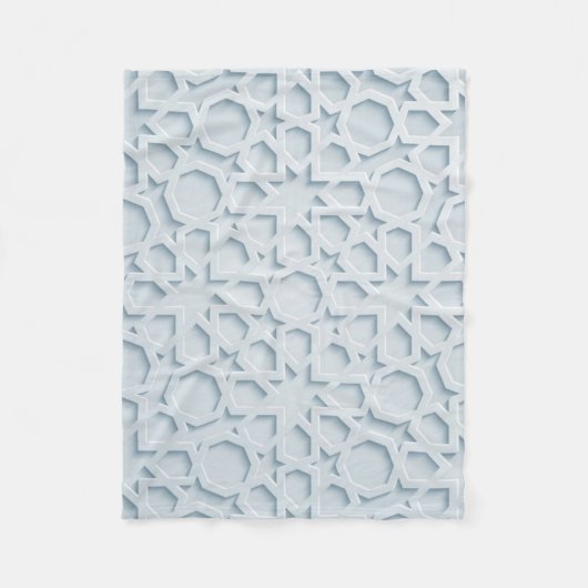 Polaire couverture géométrique marocaine islamique de (Devant)