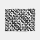 Polaire Couverture géométrique monochrome ADOM (Devant (Horizontal))