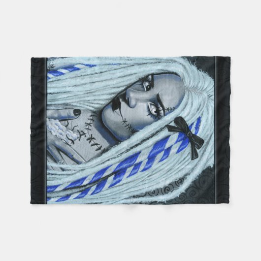 Polaire Couverture gothique déchirée d'art d'imaginaire de (Devant (Horizontal))