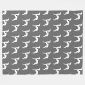 Polaire Couverture Greyhound italienne (Devant (Horizontal))