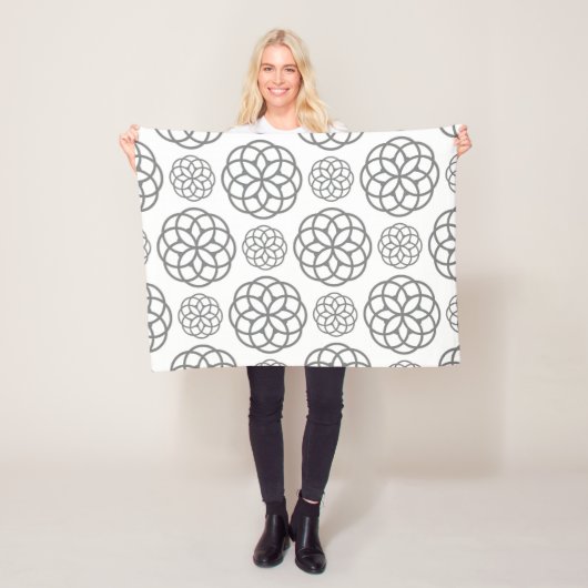 Polaire Couverture grise (En situation)