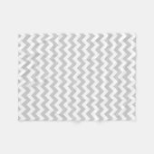 Polaire Couverture grise de Chevron (Devant (Horizontal))