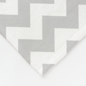 Polaire Couverture grise de Chevron (Coin)