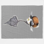 Polaire Couverture grise de lutin (Devant (Horizontal))