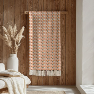 Polaire Couverture Groovy Pastel Fleur Power de style anné