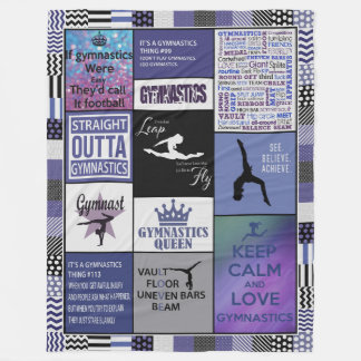 Polaire Couverture Gymnastique personnalisée, Gymnastique
