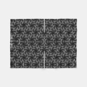 Polaire Couverture Hexagone Illusion Optique (Devant (Horizontal))