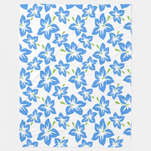 Polaire couverture horaire hawaïenne (Devant)